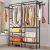 Вешалка для одежды 86/43/173 Simple Coat Rack Double Row / Вешалка с полками