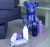 УЦЕНКА! Флюидный медвежонок fluid bear bearbrick, 23 см, с красками BLUE (Плохая упаковка 2355)